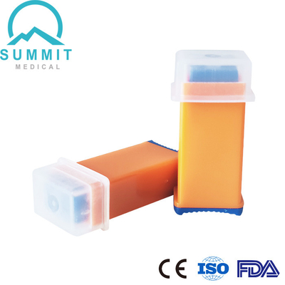 جهاز غاما معقم بنقرة تلقائية للاختبار السريع 21G 2.2mm برتقالي
