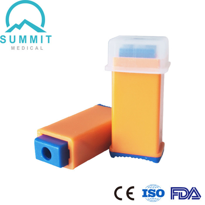 جهاز غاما معقم بنقرة تلقائية للاختبار السريع 21G 2.2mm برتقالي