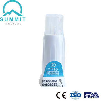 وافقت إدارة الأغذية والعقاقير 510K على إبر الأنسولين الآمنة أحادية النهاية 30G 5mm