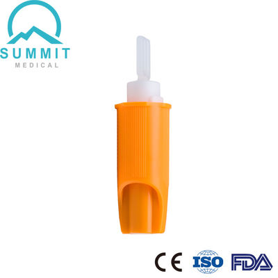 لانسيت أمان منشط بالضغط من MejorLance مع غطاء واقي ملتوي 28G 1.8mm