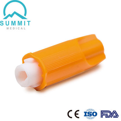 لانسيت أمان منشط بالضغط من MejorLance مع غطاء واقي ملتوي 28G 1.8mm