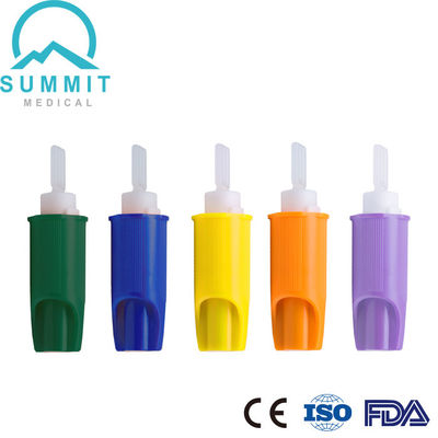 21G 23G 26G 28G 30G مشابك دم قابلة للانكماش ذاتي الأمان للاختبار السريع