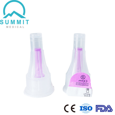 إبر الأنسولين السكري مع إبر قلم رفيعة جدًا لحقن الأنسولين المريح 31G 5mm