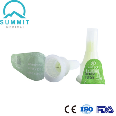 مريح حقن الأنسولين 31G 8MM إبر القلم نوع رقيقة جدا