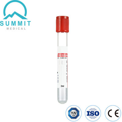 أنبوب تنشيط التجلط الأحمر، نوع الفراغ، أنبوب بي تي، 13mm * 75mm